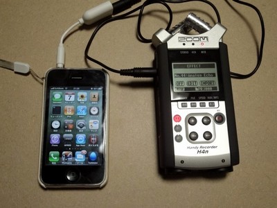iPhoneに外部マイク